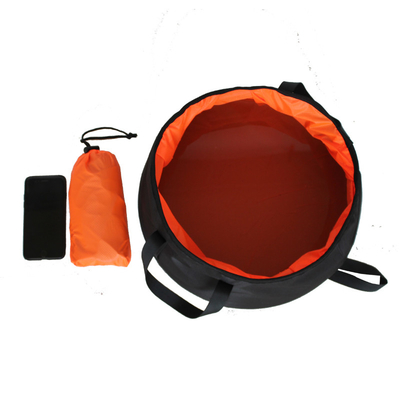 10L 300D oxford durable portable outdoor folding basin for camping hiking