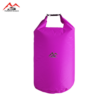 100% Polyester PU Coating Waterproof Dry Bag in Blue/Dark Grey/Yellow/Green