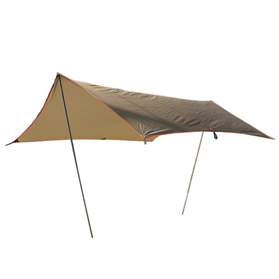 Silver Coating Outdoor Camping Tarp 210T Polyester Comfort And Protection