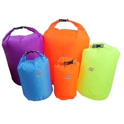 Round Bottom Waterproof Dry Bag 210T Polyester Multifunctional