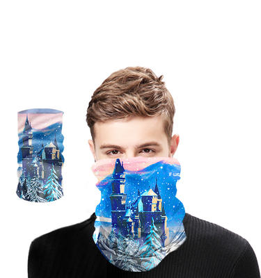 100% Polyester Sublimation Seamless Bandana for Custom Multifunctional Headwear
