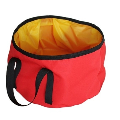 Custom Oxford Camping Hiking Basin Durable Outdoor Water Bucket for Outdoor Activities