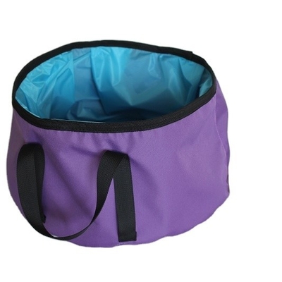 Custom Oxford Camping Hiking Basin Durable Outdoor Water Bucket for Outdoor Activities