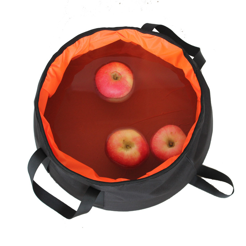 Custom Oxford Camping Hiking Basin Durable Outdoor Water Bucket for Outdoor Activities