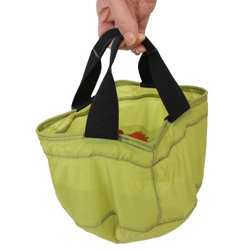Portable Folding Basin for Outdoor in Camping and Hiking in Green or Customized Colors